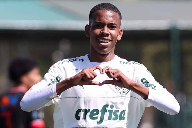 Estevao Willian Messinho Palmeiras / Foto: @Palmeiras