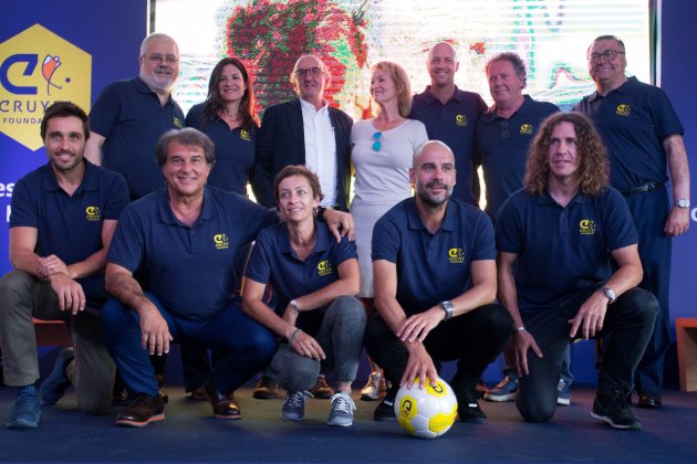 Fundación Johan Cruyff Laporta Roures Guardiola Puyol Efe