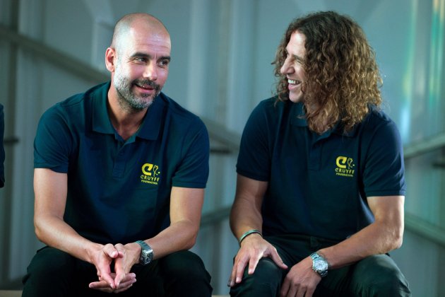 Pep Guardiola Carles Puyol Efe