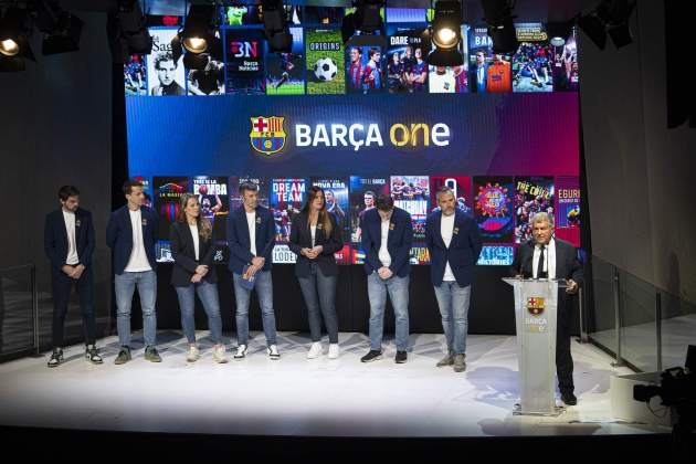 Joan Laporta Presentació Barça One / Foto: Irene Vilà Capafons