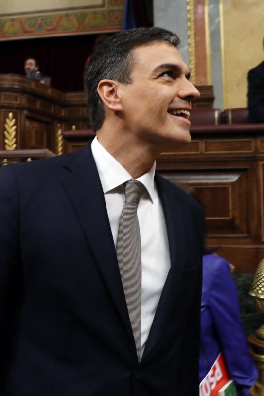 Pedro Sánchez abans moció EFE