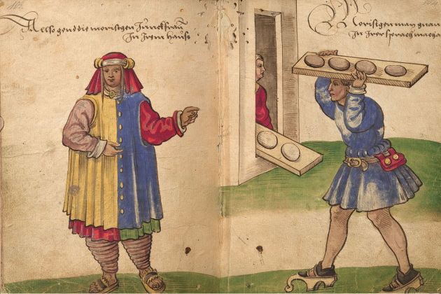 Representació d'un forn en un barri morisc (1529). Font Biblioteca Digital Alermanya Representació d'un forn en un barri morisc (1529). Font Biblioteca Digital Alermanya