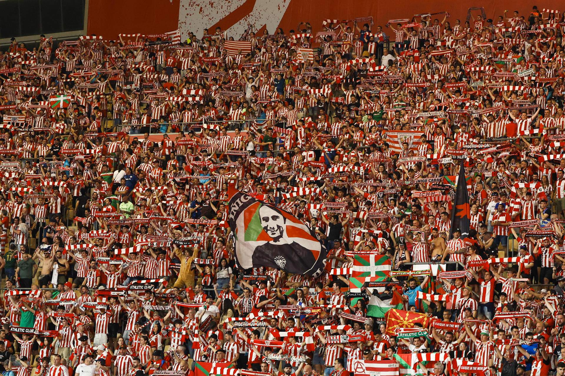 Pitada al himno de España de la afición del Athletic Club en la final de la Copa del Rey