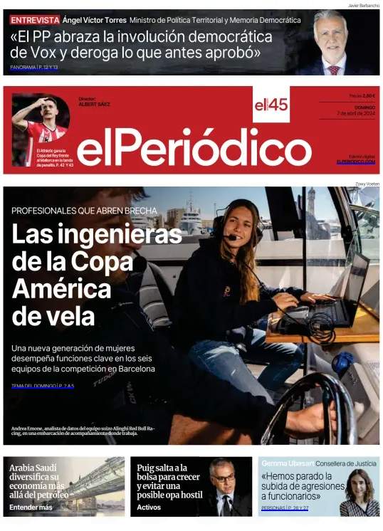 'El Periódico' 7 abril CAST