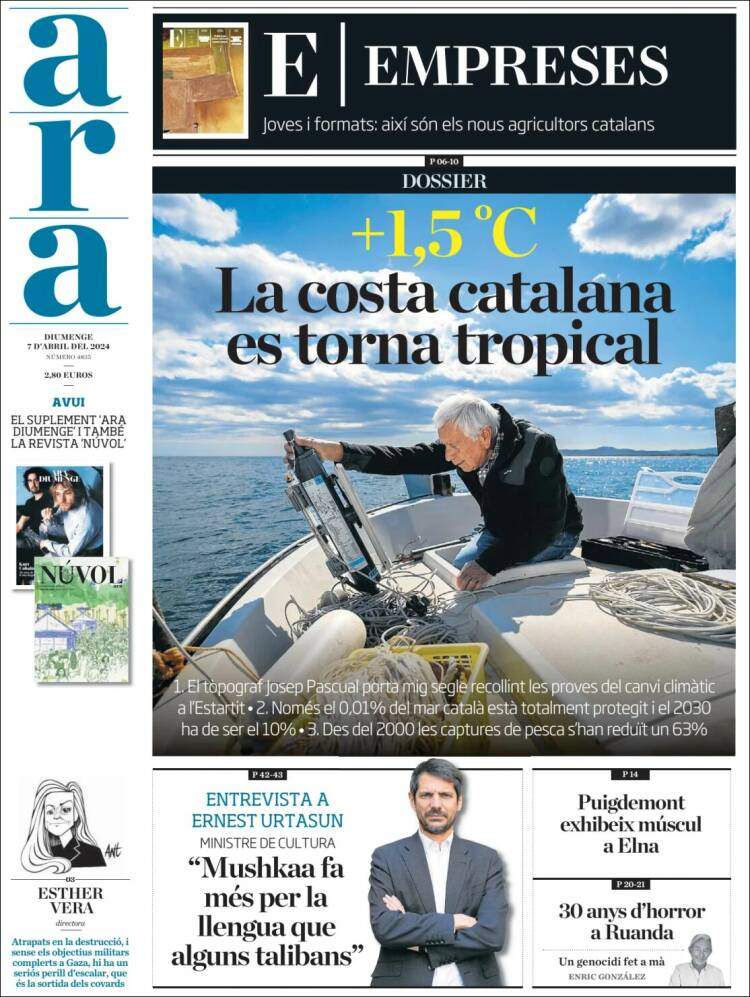 'Ara' 7 abril 'Ara' 7 abril