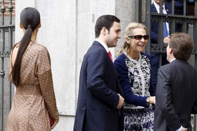 infanta Elena en la boda de Almeida