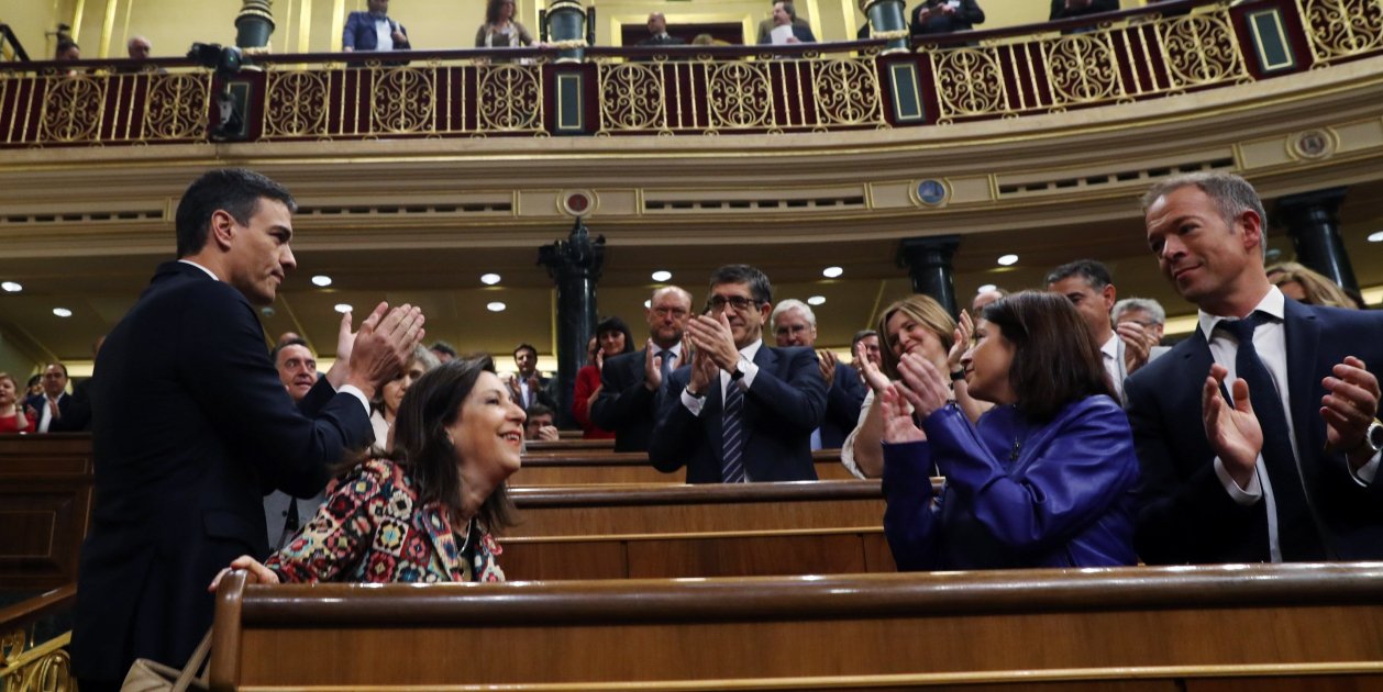 Pedro Sánchez moció de censura EFE