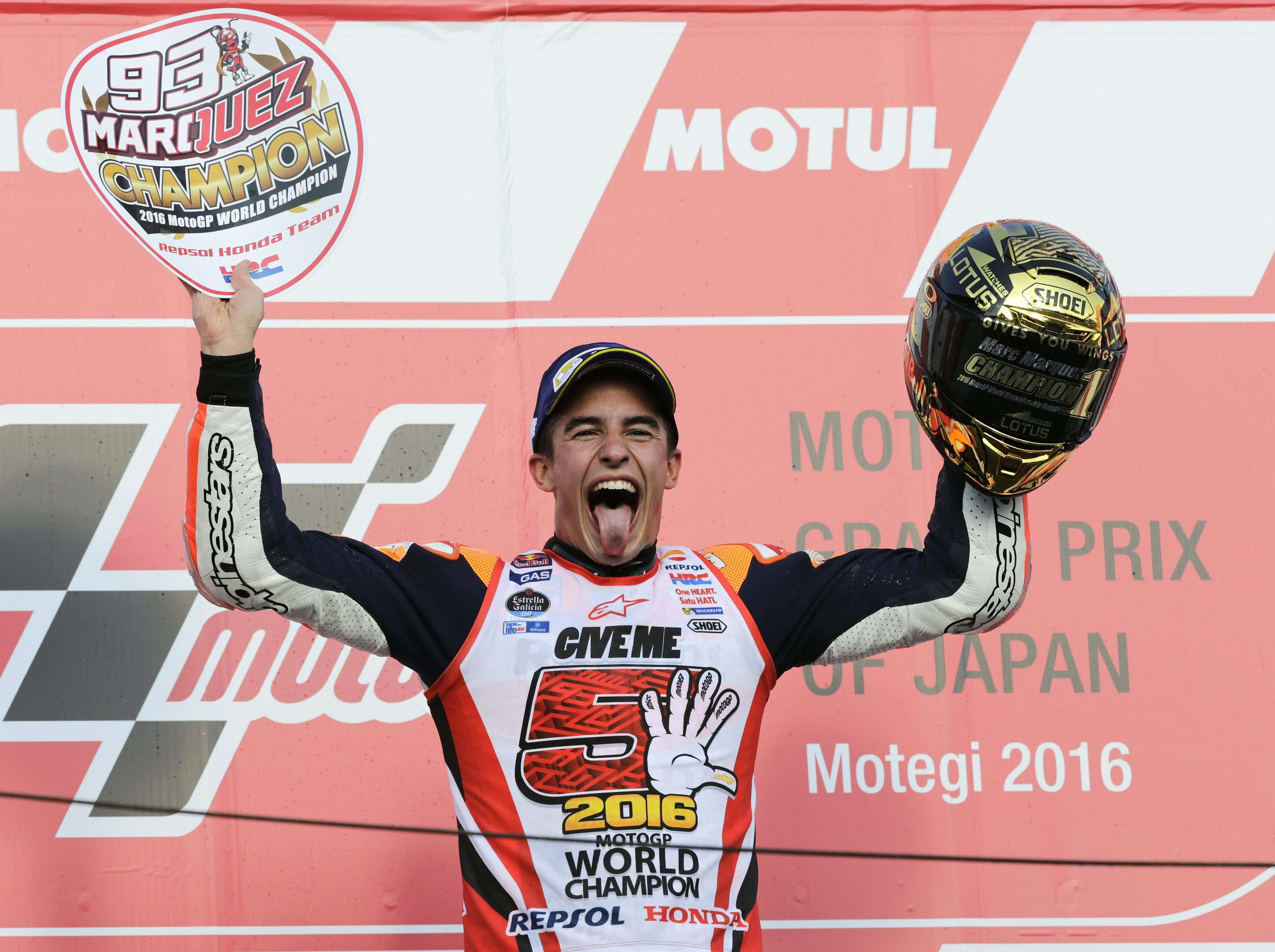 Marc Márquez es tricampeón del mundo de MotoGP