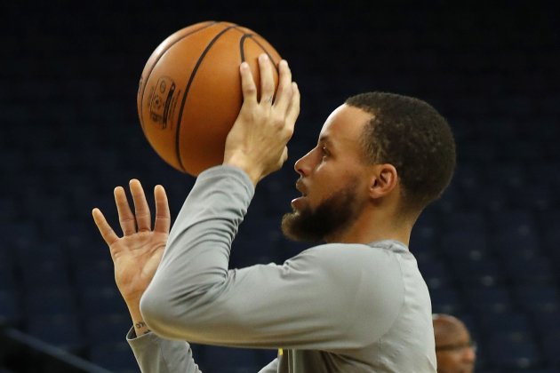 Curry Golden State Warriors entrenament finals EFE