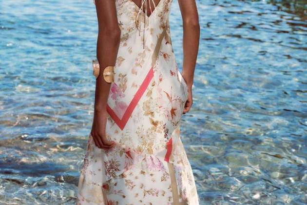 Vestit estampat combinat Vestit estampat combinat