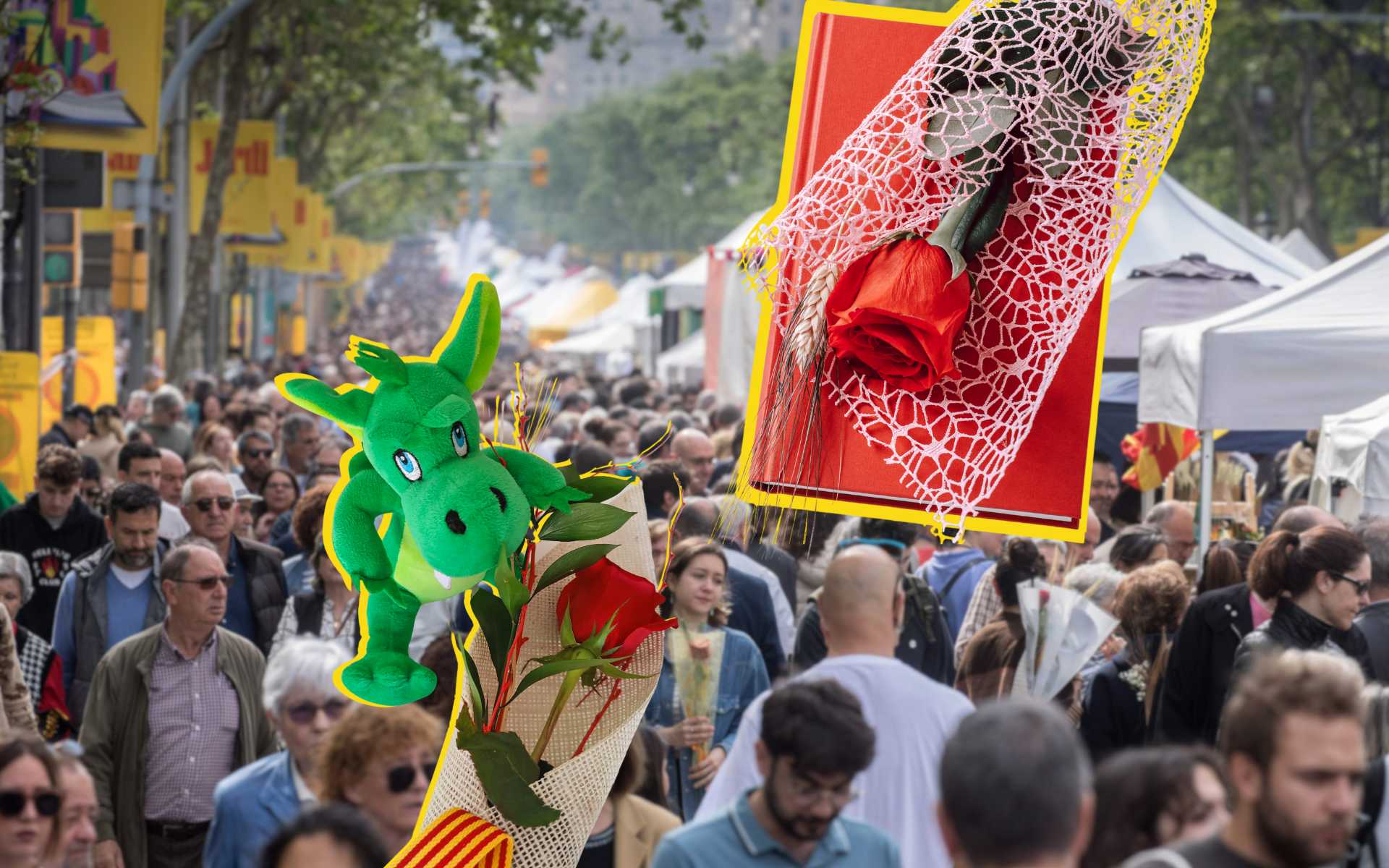 Guia de Sant Jordi 2024: parades de roses, llibres, portes obertes i molt més!