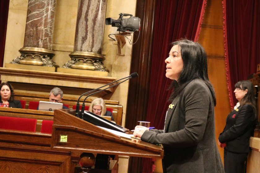 Adriana Delgado sustituirá a Alba Vergés como secretaria cuarta de la Mesa del Parlament