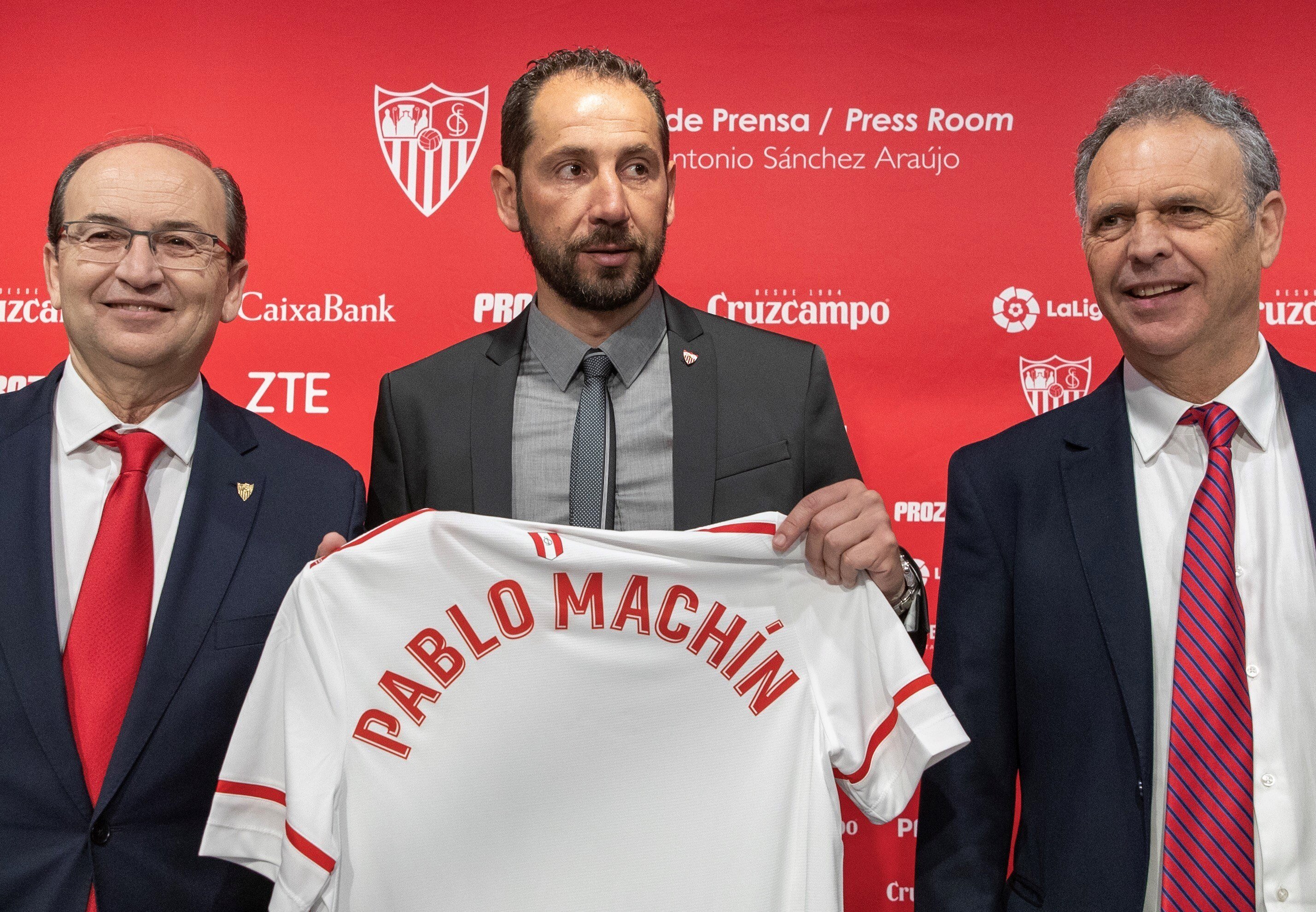 Machín, presentado en Sevilla: "Vengo completamente preparado"