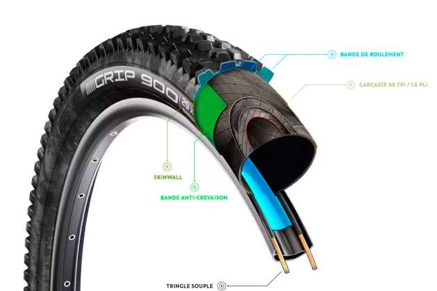 Pneumàtic MTB Rockrider Grip 900 E+