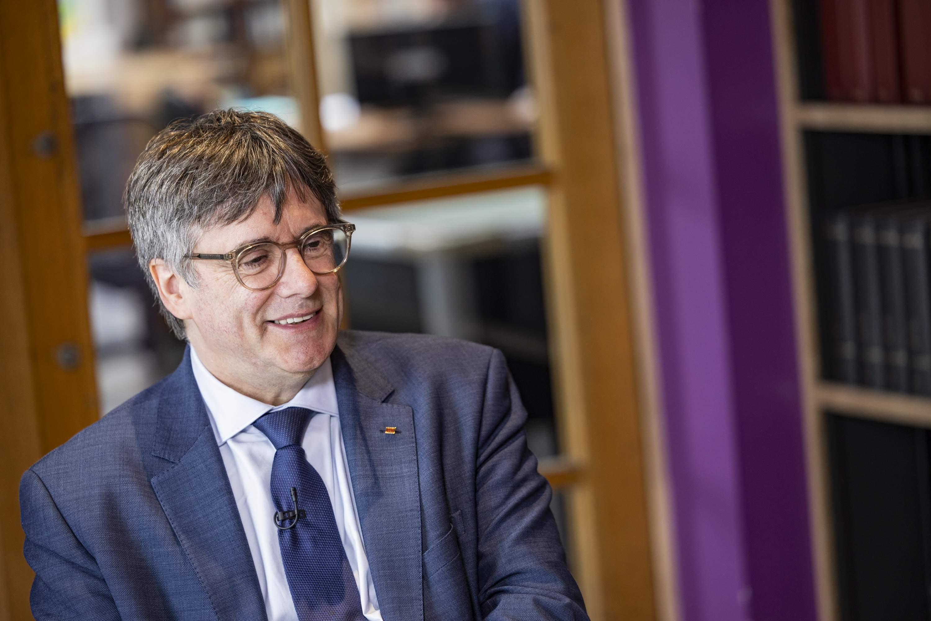 Entrevista Carles Puigdemont, candidat eleccions catalunya per junts / Foto: Carlos Baglietto