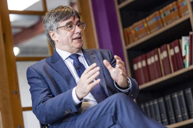 Entrevista Carles Puigdemont, candidat eleccions catalunya per junts / Foto: Carlos Baglietto Entrevista Carles Puigdemont, candidat eleccions catalunya per junts / Foto: Carlos Baglietto