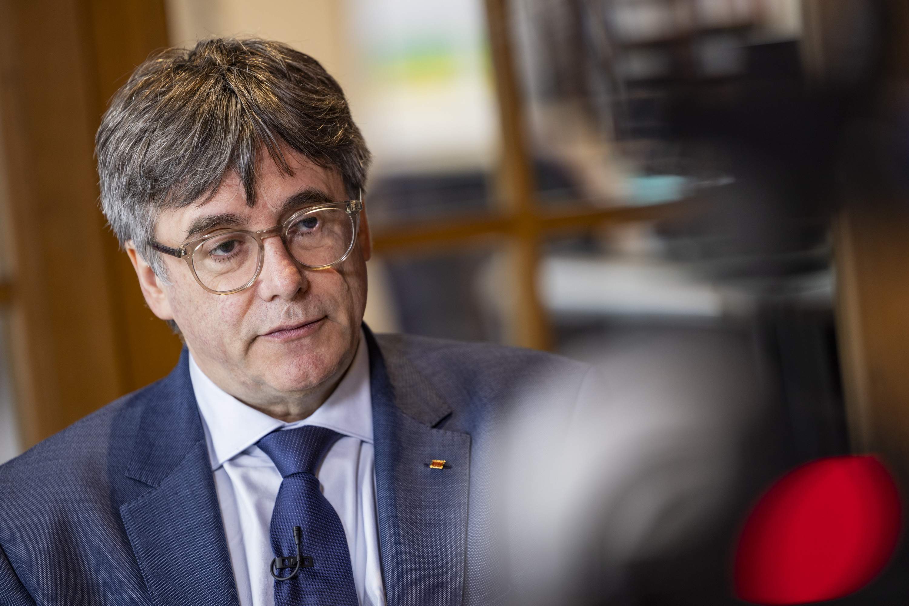 Entrevista Carles Puigdemont, candidat eleccions catalunya per junts / Foto: Carlos Baglietto