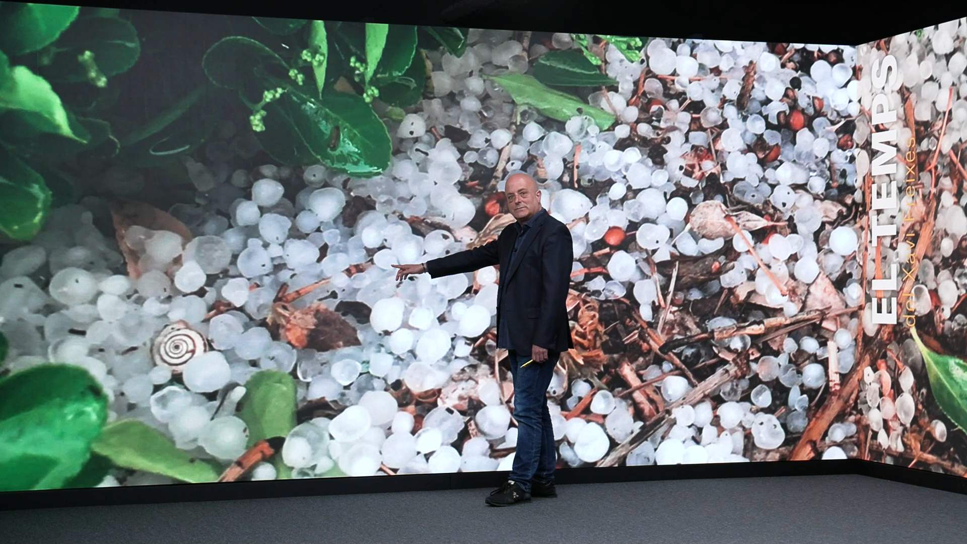 Llega un cambio radical de tiempo a Catalunya: las granizadas destrozan cosechas de fruta