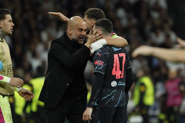 Pep Guardiola Phil Foden Manchester City / Foto: EFE Pep Guardiola Phil Foden Manchester City / Foto: EFE