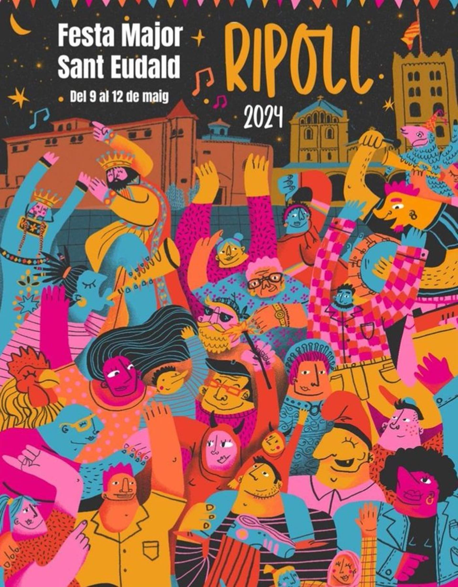 La alcaldesa de Ripoll veta el cartel de la fiesta mayor donde aparece una niña con velo