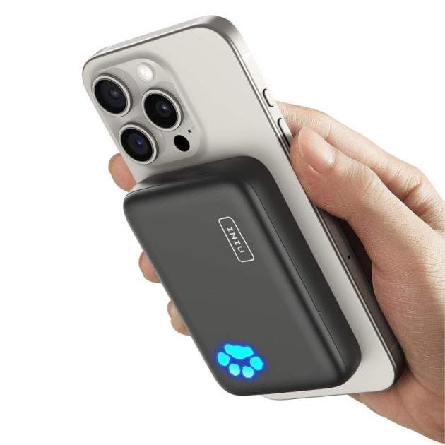 INIU Wireless Bateria Externa, 10000mAh Magnético Power Bank Batería Portátil Càrrega Rápida, Carregador Portátil Powerbank INIU Wireless Bateria Externa, 10000mAh Magnético Power Bank Batería Portátil Càrrega Rápida, Carregador Portátil Powerbank