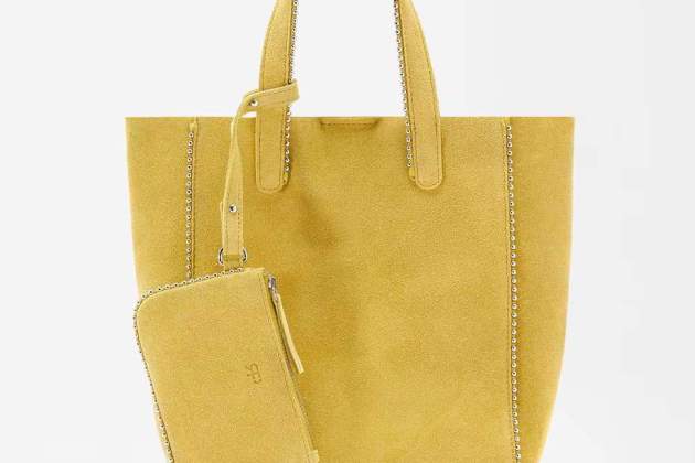 Bolso shopper de piel