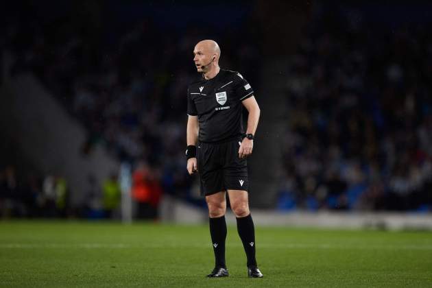 Anthony Taylor dirigiendo un partido de la Champions League / Foto: Europa League Anthony Taylor dirigiendo un partido de la Champions League / Foto: Europa League