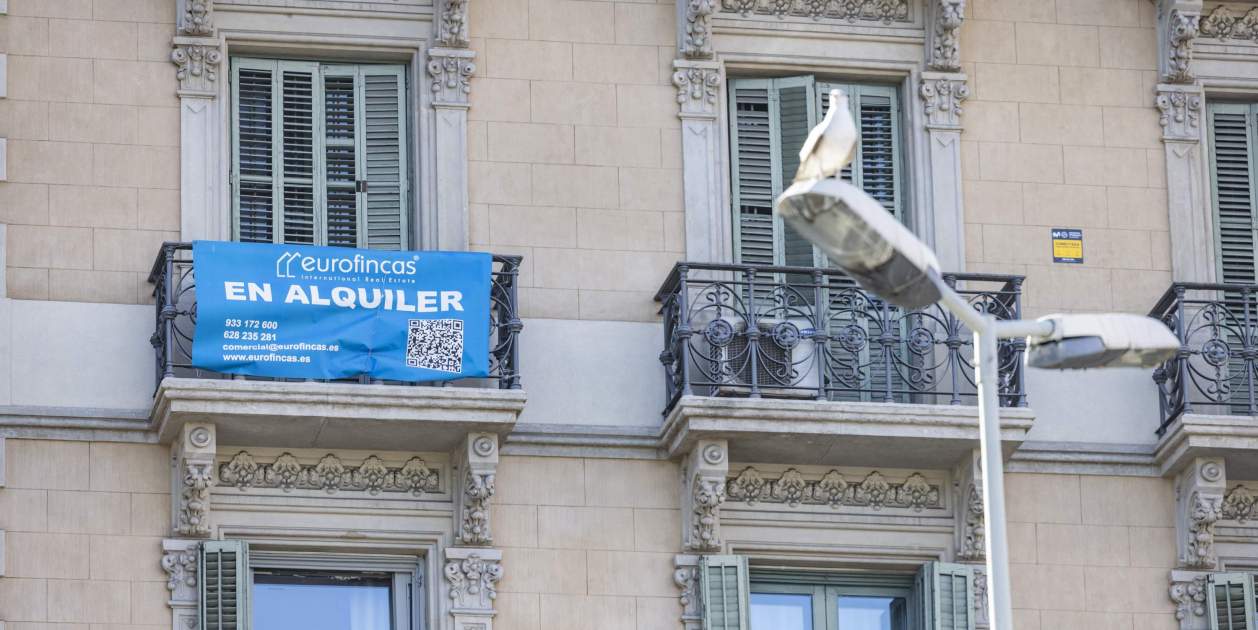 Una vivienda en alquiler, en Barcelona. Foto: Carlos Baglietto