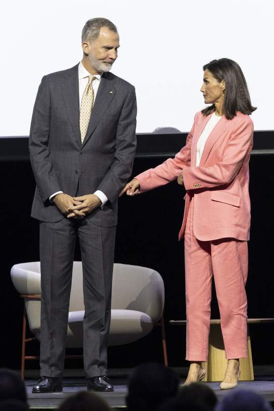 Mala cara Felipe Letizia Canarias GTRES Mala cara Felipe Letizia Canarias GTRES