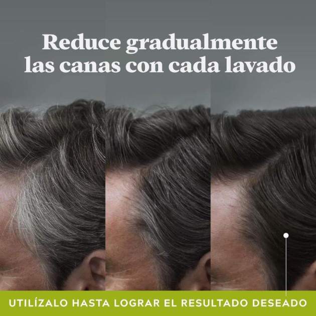 Redueix els cabells blancs|canes gradualment amb cada rentat / Amazon