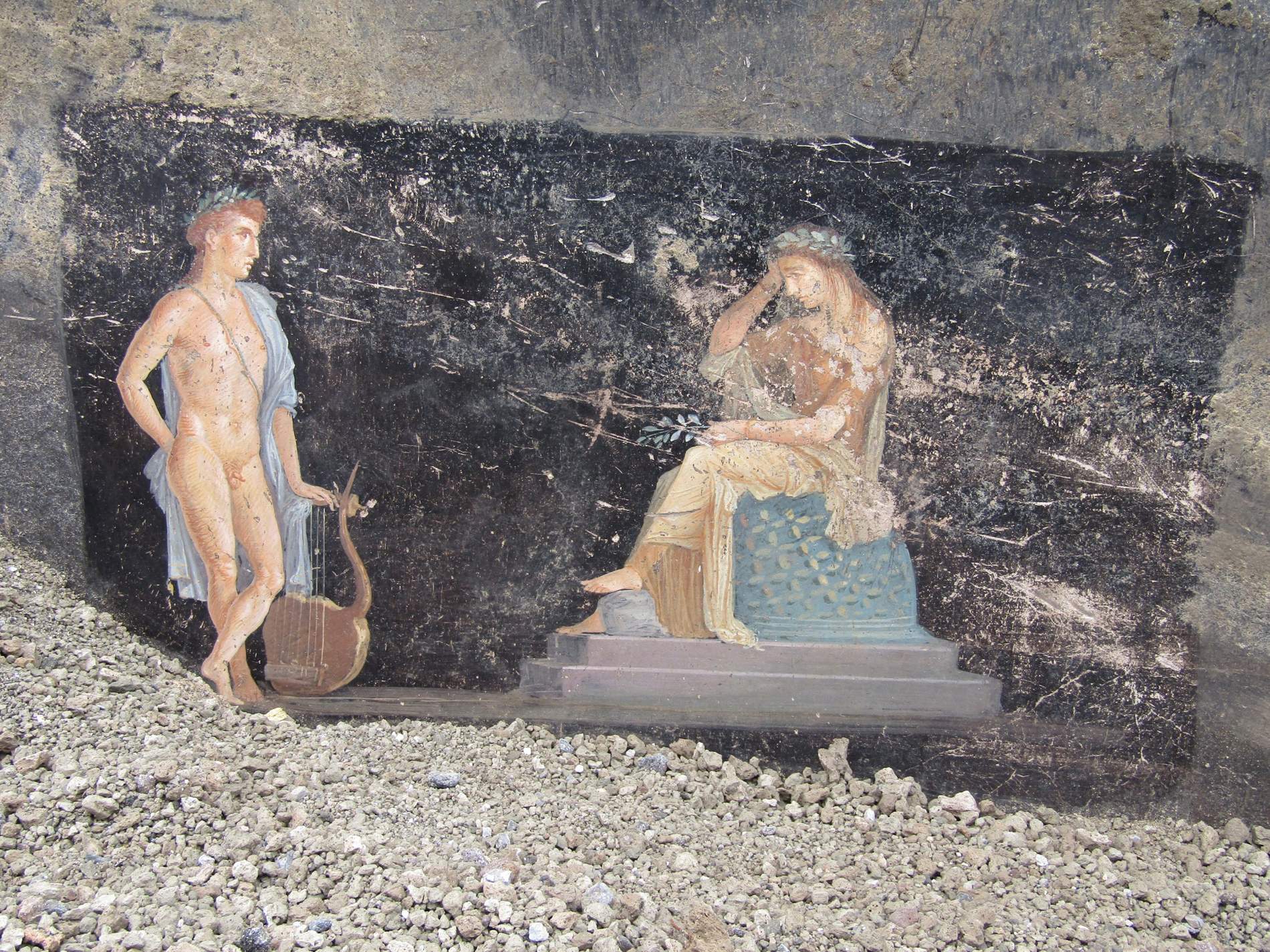 Hallazgo espectacular en Pompeya: descubren unos frescos sobre la guerra de Troya