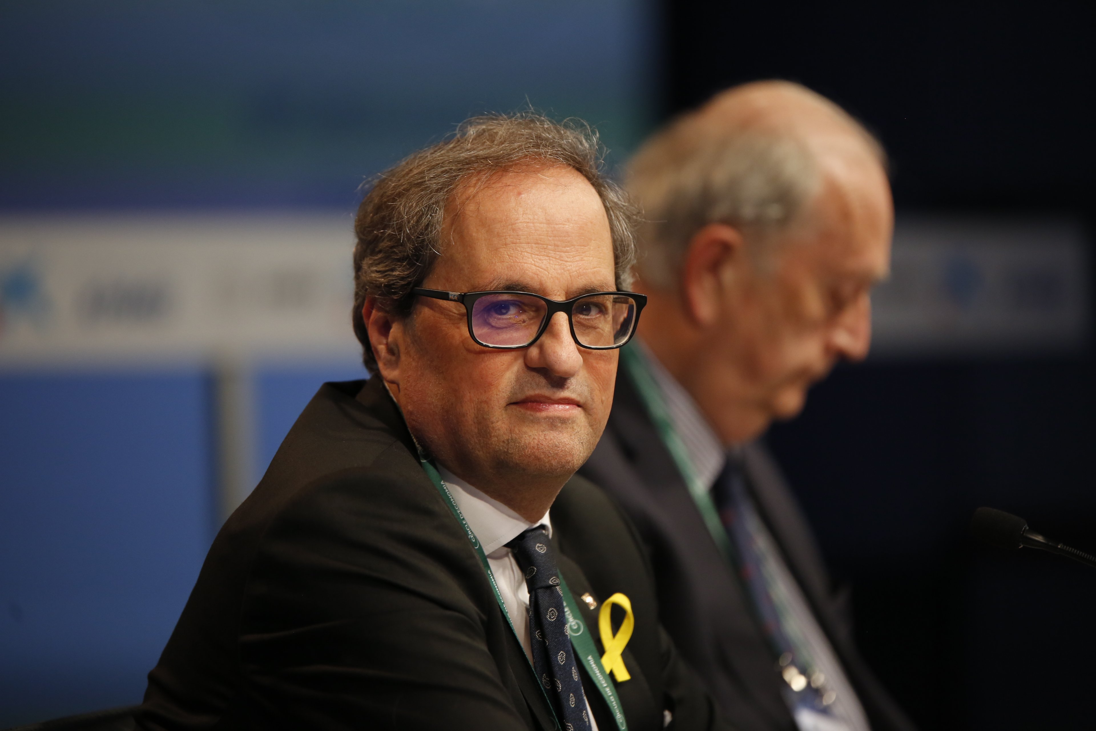 Torra reclama als empresaris que es mullin davant el bloqueig de l'Estat