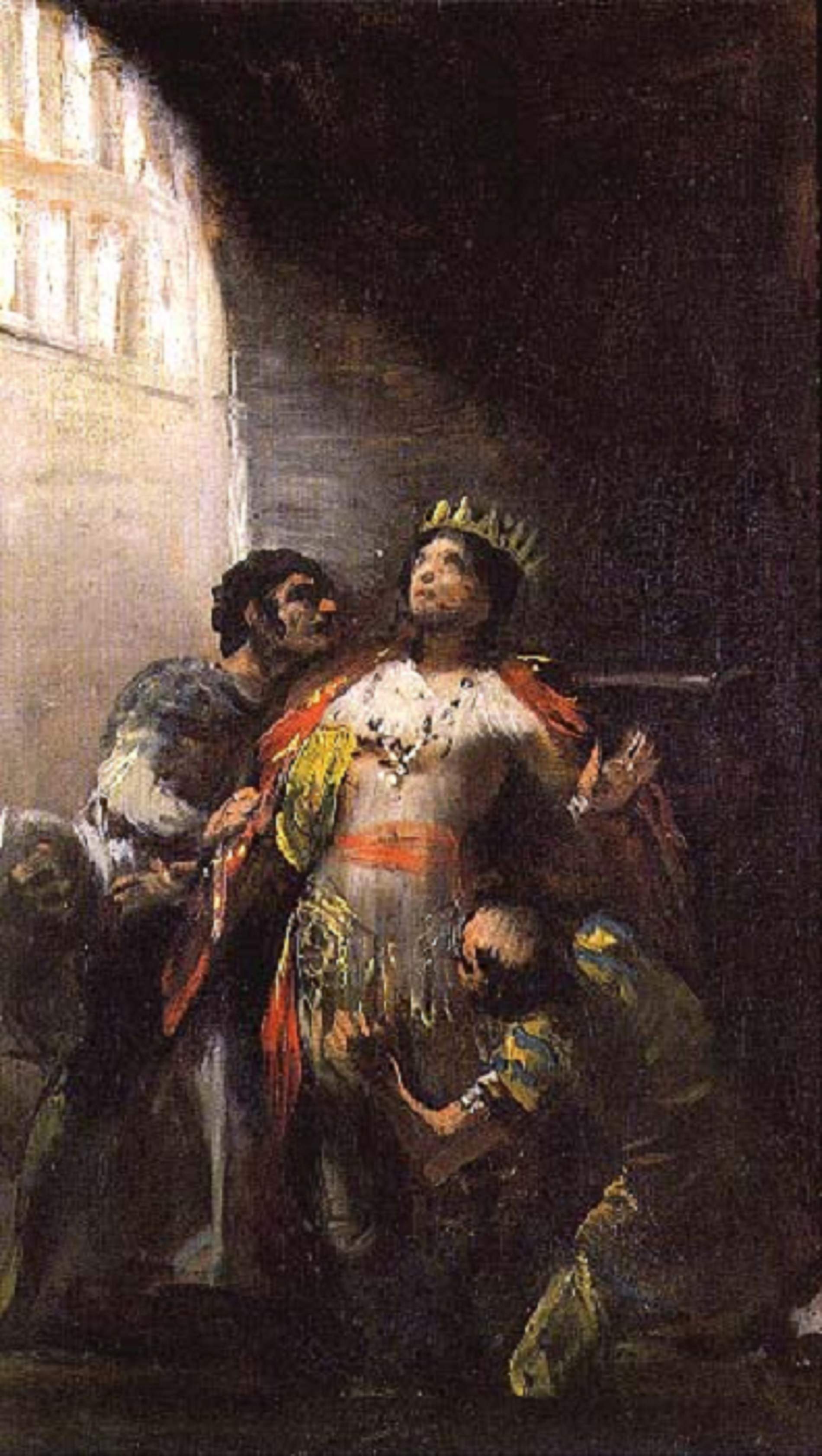 El rei Leovigild ordena la mort del seu fill Hermenegild, reclòs a Tarragona
