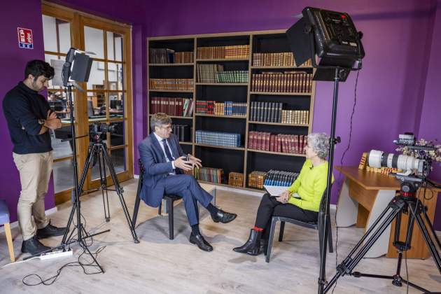 Entrevista Carles Puigdemont, candidat eleccions catalunya per junts09 / Foto: Carlos Baglietto