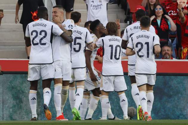 Mallorca Real Madrid celebración / Foto: EFE Mallorca Real Madrid celebración / Foto: EFE
