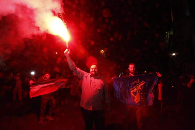 celebració a Teheran dels atacs a Israel. EFE