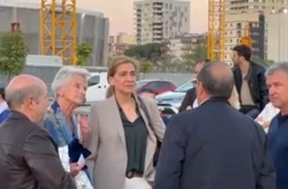 La infanta torna al Barça amb 4 escortes, EP La infanta torna al Barça amb 4 escortes, EP