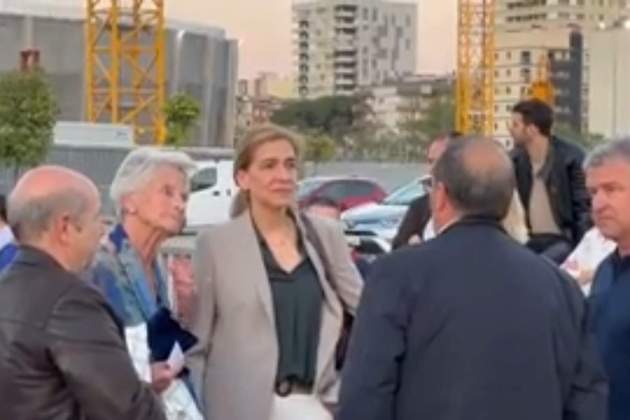 La infanta torna al Barça amb 4 escortes, EP La infanta torna al Barça amb 4 escortes, EP