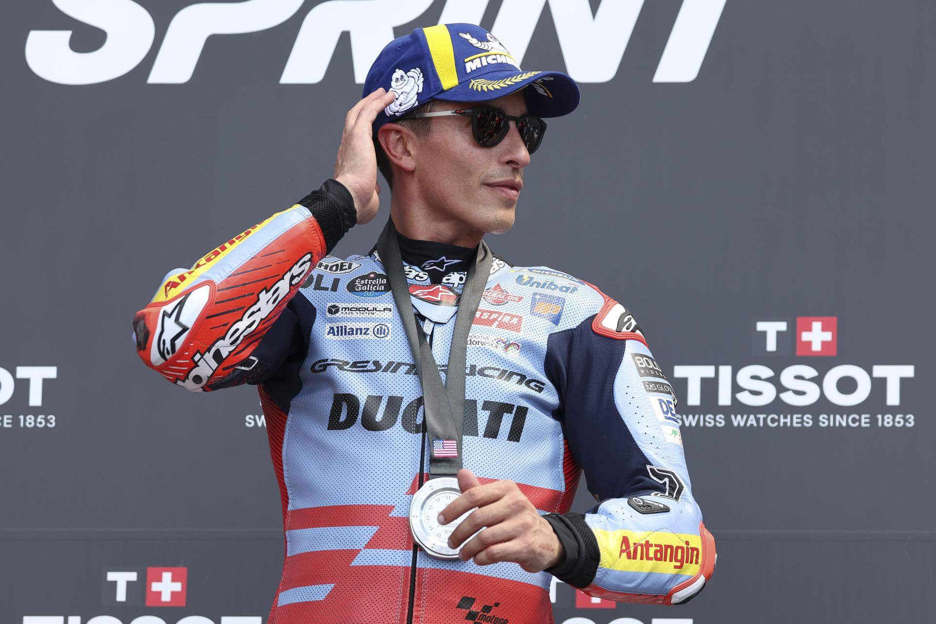 Marc Márquez echa la culpa a la Ducati de Gresini