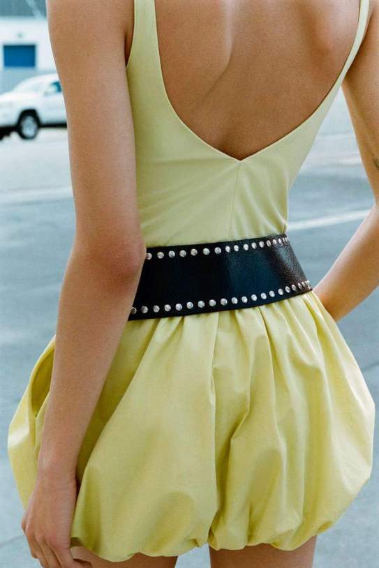 Vestido corto combinado Vestido corto combinado