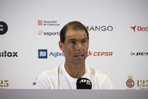 Rueda de prensa Rafa Nadal Barcelona Open Banco Sabadell / Foto: Irene Vilà Capafons