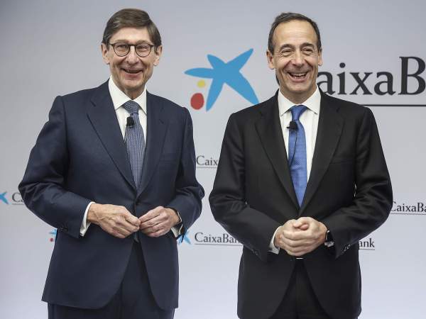El presidente de Caixabank y el consejero delegado El presidente de Caixabank y el consejero delegado