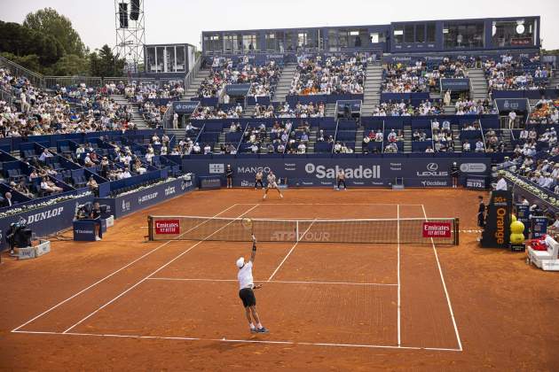 partido Bautista y Safiullin Barcelona Open Banco Sabadell / Foto: Irene Vilà