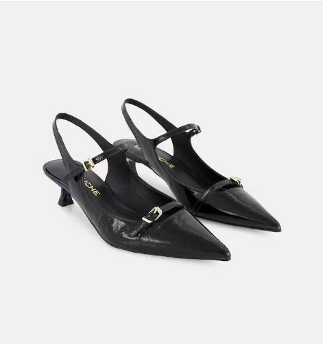 Estos zapatos destalonados con tacón embudo bajo a la venta en El Corte Inglés parecen una obra de arte