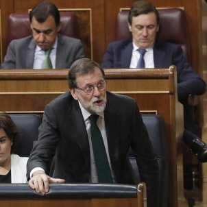 rajoy vota congrés moció sanchez Efe rajoy vota congrés moció sanchez Efe