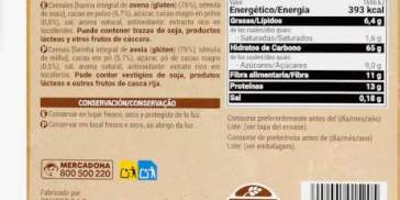 Cereales avena Crunchy Hacendado Cereales avena Crunchy Hacendado