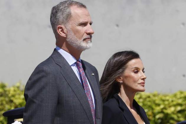 Felipe y Letizia reciben a Guillermo y Máxima