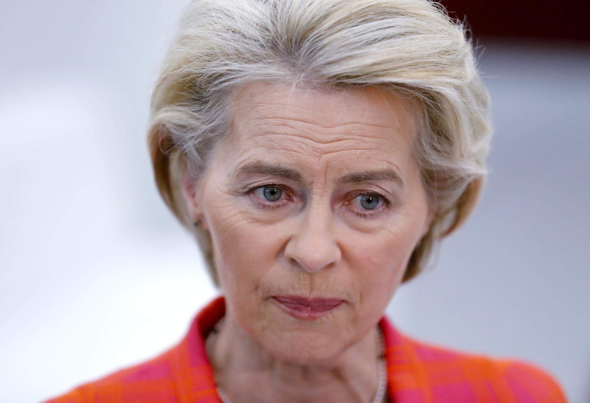 Un activista 'detiene' a Von der Leyen por tener "sangre de niños palestinos" en las manos | VÍDEO