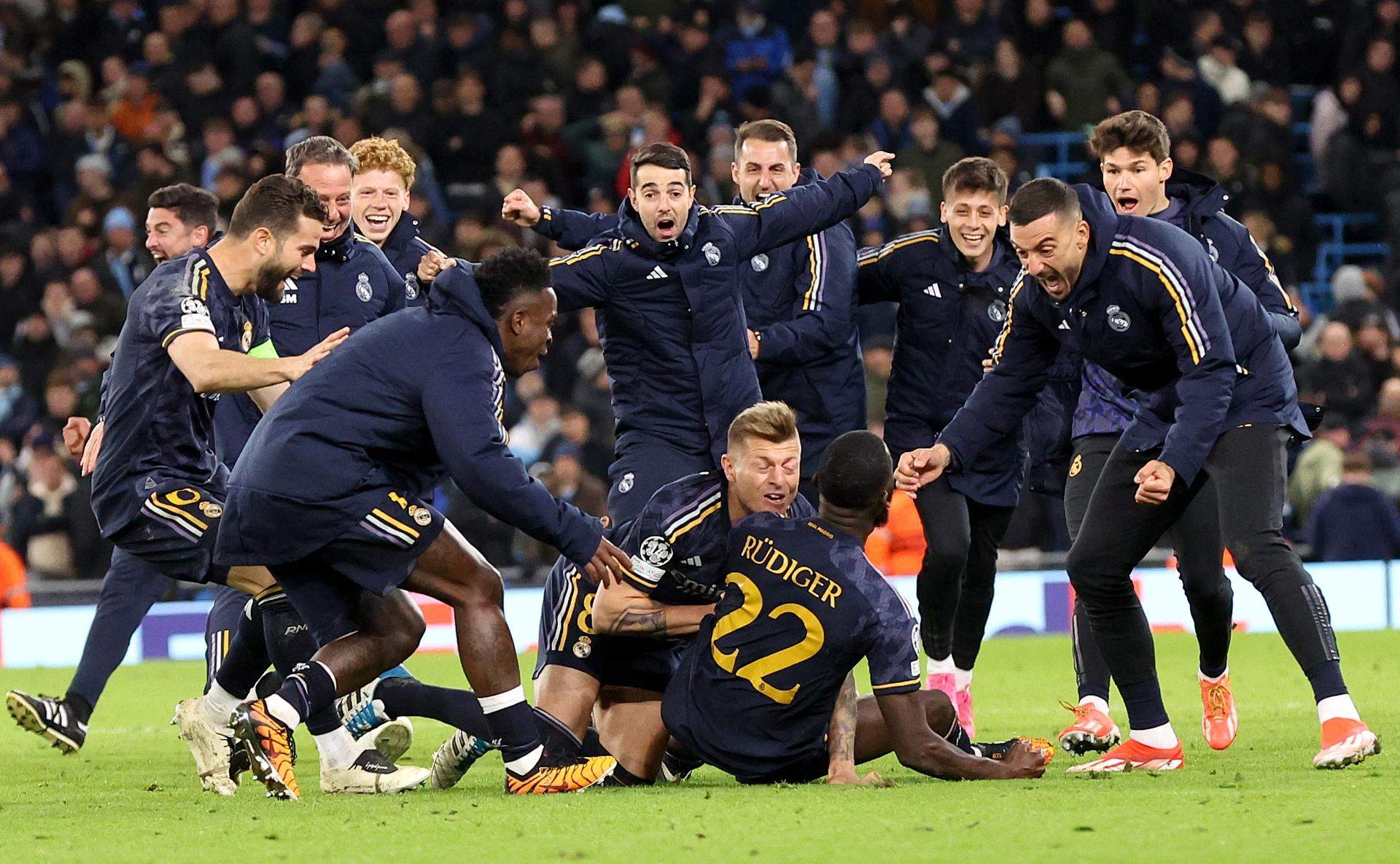 Un Real Madrid ultradefensivo elimina al Manchester City de la Champions en la tanda de penaltis