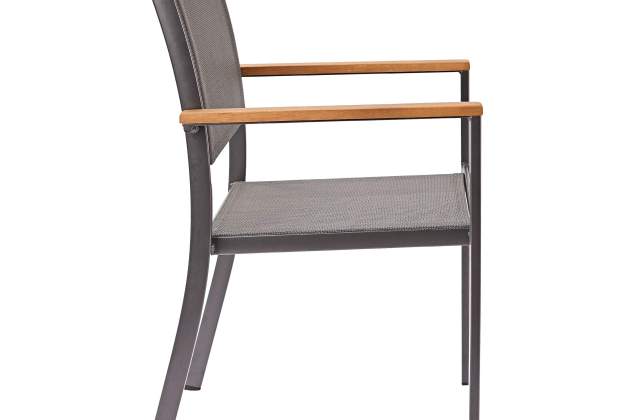 Cadira d'exterior d'alumini amb braços Oris 1